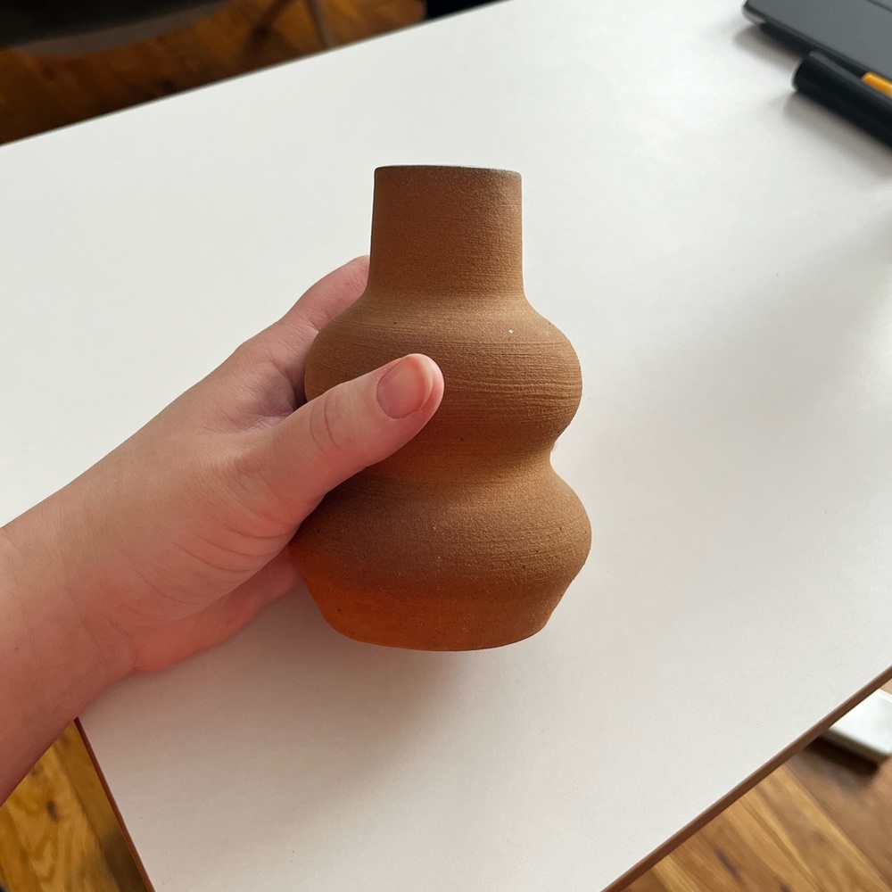 Handmade Rachel Saunders Terracotta Vase
